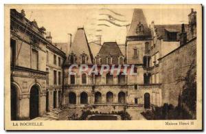 Old Postcard La Rochelle House Henri II