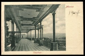 Chapultepec. Mexico. Undivided back. Libreria Ruhland & Ahlschier . 1904