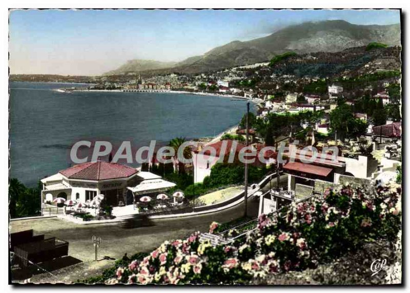 Postcard Moderne Menton Vue Generale Jack De La Frontiere