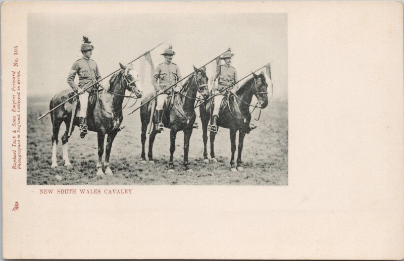 New South Wales Cavalry Military 1900s Tuck Boer War Series Unused Postcard E73