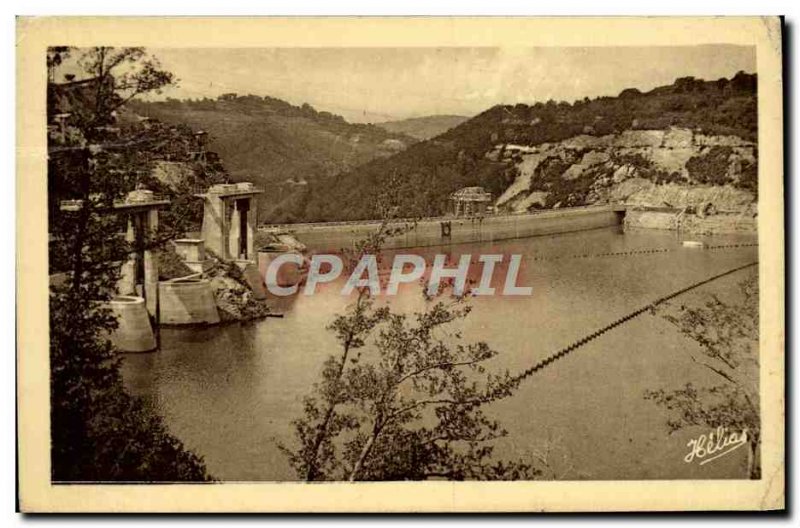 Old Postcard Lake Sarrans De La Digue