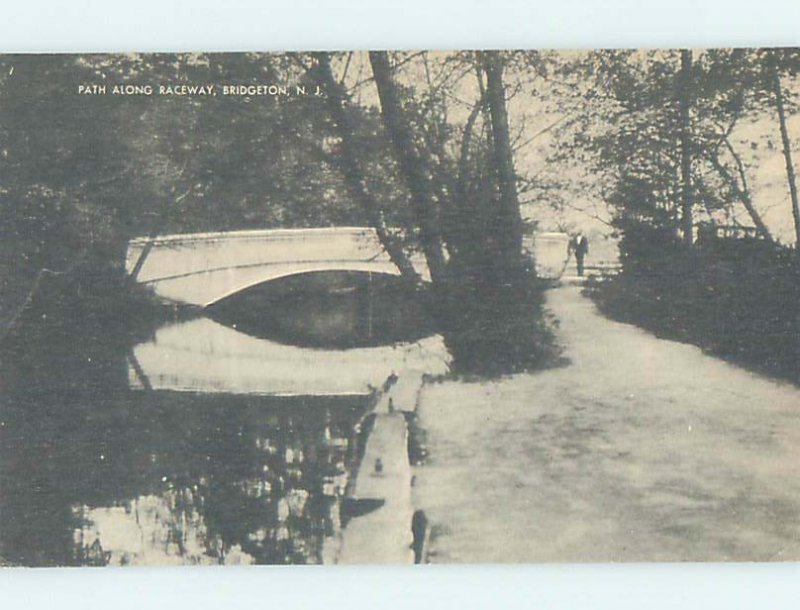 1920's BRIDGE SCENE Bridgeton - Near Vineland New Jersey NJ AD3534