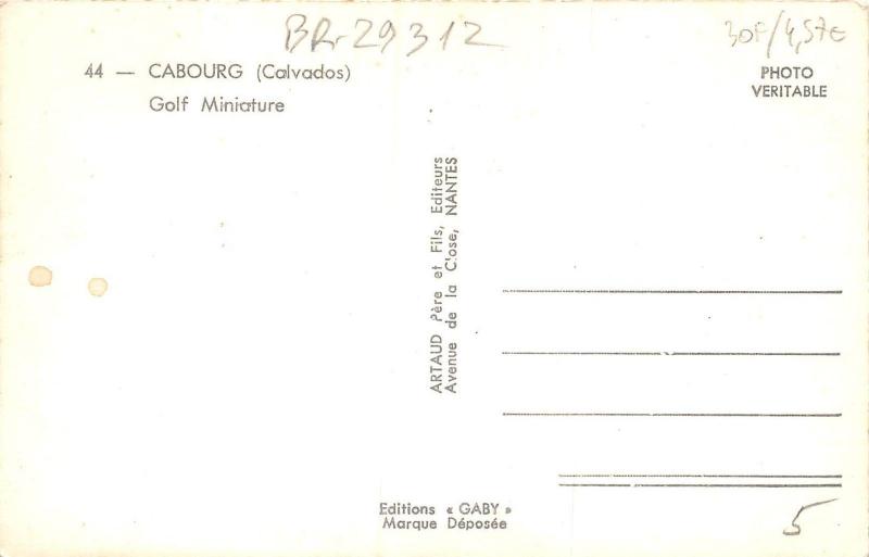 BR29312 Cabourg Golf Miniature france