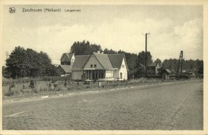 belgium, ZANDHOVEN, Heikant, Langstraat (1950s) Postcard