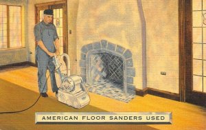 Successville OH American Floor Sanders Curt-Teich Postcard