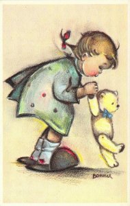 Mainzer, Little Folks, Bonnie #568, Children, Publ in Belgium, Old Postcard