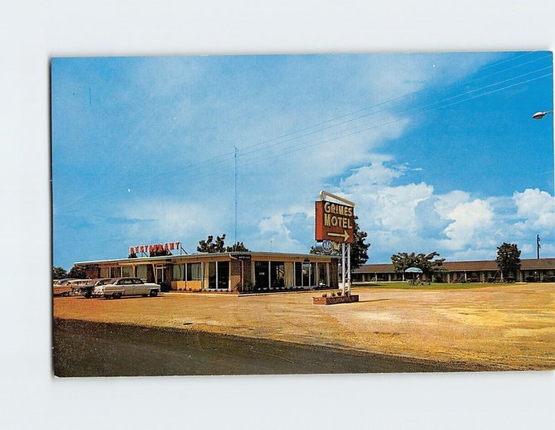 Q-03906 Grimes Motel and Restaurant Troy Alabama USA