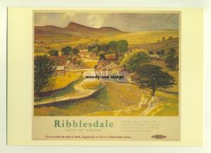 ad2896  -  BR - Ribblesdale - Pennine Falls  -  modern poster advert postcard