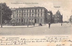 LUDWIGSHAFEN GERMANY~HAUPTPOST-Pfälzischen Eisenbahnen~1905 PHOTO POSTCARD