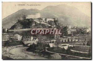 Old Postcard Lourdes Vue Generale fort