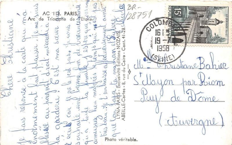 BR28751 Arc de triomphe Paris france