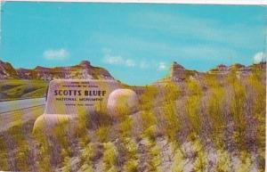 Nebraska Scotts Bluff National Monument Entrance Pylon