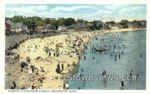 Bathing, Fisherman's Beach - Swampscott, Massachusetts MA Postcard