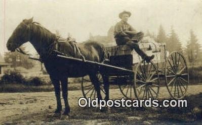 Portland Oregon? Horse Drawn 1909 postal used 1909