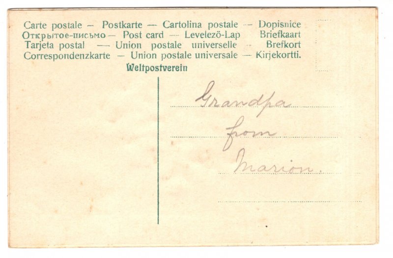 Layered Gold Four Leaf Clover, Best Wishes