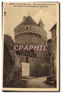 Old Postcard Arnay the Duke Golden Tower Motteforte Riviera