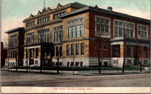 Postcard The Parker School in Dayton, Ohio