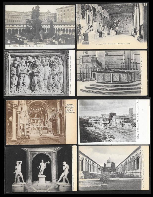 Postcard Tour of Italy (173) postcards ALL Unused & Fresh c1900s-1930s