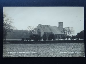 Suffolk BLUNDESTON St Mary the Virgin Church & War Memorial - Old RP Postcard