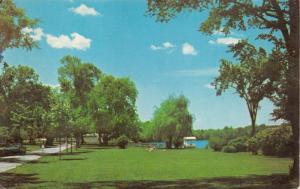 SOUTH WOODSTOCK CT~ROSELAND PARK~VIEW TO LAKE 1960s POSTCARD