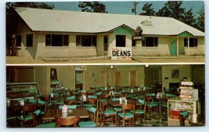 OSAGE BEACH, MO Missouri ~ Roadside DEAN'S BARBEQUE Juke Box  c1950s Postcard