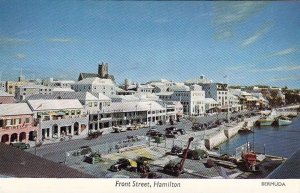 Postcard Front Street Hamilton Bermuda