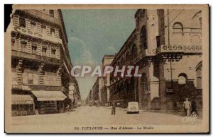 Old Postcard Toulouse Rue d & # 39Alsace The museum