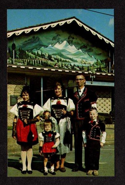 OH Family Swiss Festival SUGARCREEK OHIO Postcard PC