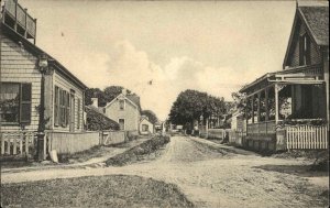 Nantucket Massachusetts MA Homes & Street c1910 Postcard