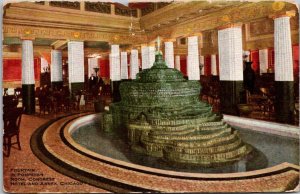 Illinois Chicago Congress Hotel and Annex Fountain In Pompeiian Room