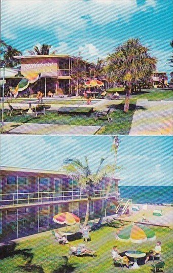 Florida Pompano Beach Hillsboro House Motel 1956