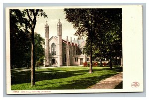 Vintage 1900's Postcard Core Hall Harvard University Cambridge Massachusetts