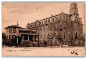 1907 St. Mary's Academy Building Joliet Illinois IL Tuck's Antique Postcard