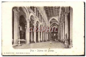 Postcard Old Interno del Duomo Pisa