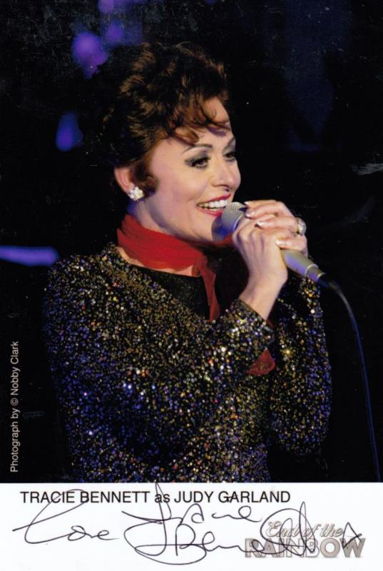 Tracie Bennett as Judy Garland in The End Of The Rainbow Hand Signed Photo