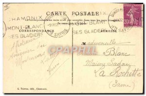 Old Postcard Chamonix Mountaineering hut cover