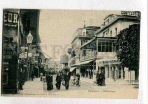 3147109 Switzerland Interlaken Hohestrasse Advertising Vintage