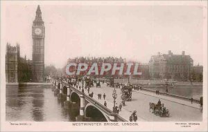 Modern Postcard Westminster Bridge London