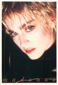 Madonna blonde face Postcard
