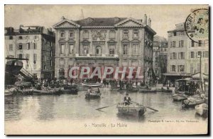 Postcard Marseille Old City Hall