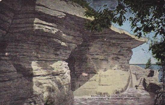 Wisconsin Milwaukee Entrance To Luncheon Hall Picturesque Wisconsin Dells