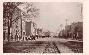 High Point North Carolina Main Street Real Photo Antique Postcard J71564