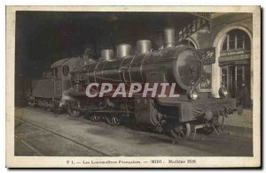 Old Postcard Locomotives Francaises The MIDI Machine Train 3518