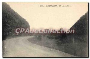 Postcard Old Chateau Ardilleux A corner of the park