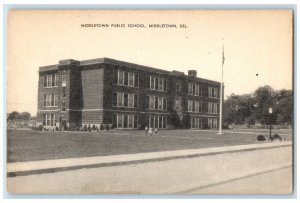 c1950's Middletown Public School Campus Middletown Delaware DE Unposted Postcard