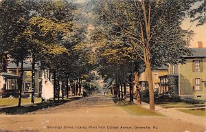 Shenango Street, looking West Greenville, Pennsylvania PA