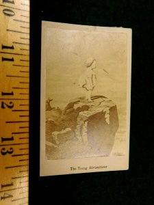 Lovely  The Young Adventurer CDV Civil War Era Trade Card F45