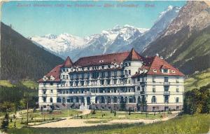 Kurort Gossensass Palasthotel Hotel Wielandhof Tirol Austria AK