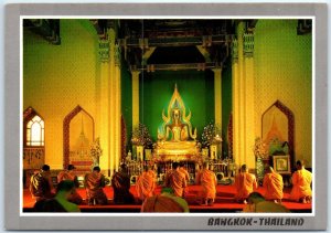 M-52881 An image of Lord Buddha in Wat Benchamabophit Marble Temple Bangkok T...