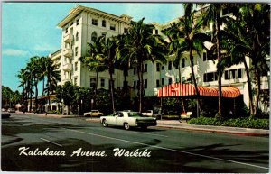 Postcard HOTEL SCENE Honolulu - Waikiki Hawaii HI AM5064